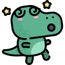 💥-Little Dinosaur, Telegram Sticker