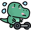 🏋️-Little Dinosaur, Telegram Sticker