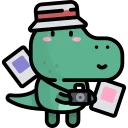 😛-Little Dinosaur, Telegram Sticker