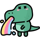 🌈-Little Dinosaur, Telegram Sticker