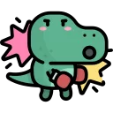 🦕-Little Dinosaur, Telegram Sticker