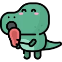 🦕-Little Dinosaur, Telegram Sticker