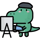 🦕-Little Dinosaur, Telegram Sticker
