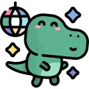 🦕-Little Dinosaur, Telegram Sticker
