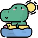 ☀️-Little Dinosaur, Telegram Sticker
