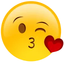 😘-Emoji, Telegram Sticker
