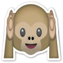 🙉-Emoji, Telegram Sticker