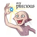 💎-Gollum, Telegram Sticker