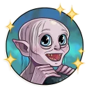 😲-Gollum, Telegram Sticker
