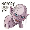 😈-Gollum, Telegram Sticker