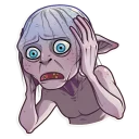 😨-Gollum, Telegram Sticker