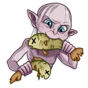🍔-Gollum, Telegram Sticker