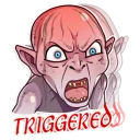 😡-Gollum, Telegram Sticker