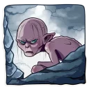 😠-Gollum, Telegram Sticker