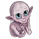 ☺️-Gollum, Telegram Sticker