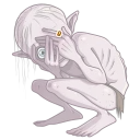 👀-Gollum, Telegram Sticker