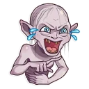 😂-Gollum, Telegram Sticker