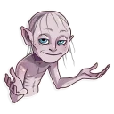 🤷‍♂️-Gollum, Telegram Sticker