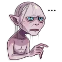 😑-Gollum, Telegram Sticker