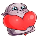 ❤️-Gollum, Telegram Sticker