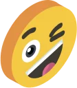😉-3D Smile, Telegram Sticker