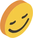 😆-3D Smile, Telegram Sticker