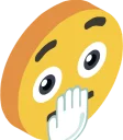 😗-3D Smile, Telegram Sticker