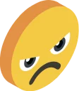 😠-3D Smile, Telegram Sticker