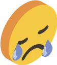 😥-3D Smile, Telegram Sticker