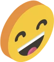😃-3D Smile, Telegram Sticker