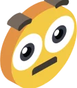 😦-3D Smile, Telegram Sticker