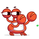 🦠-Grab this Crab, Telegram Sticker