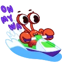 🏃‍♂️-Grab this Crab, Telegram Sticker