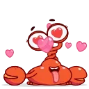 😍-Grab this Crab, Telegram Sticker