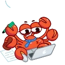 👨‍💼-Grab this Crab, Telegram Sticker