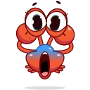 😱-Grab this Crab, Telegram Sticker