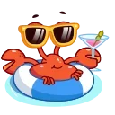 😎-Grab this Crab, Telegram Sticker