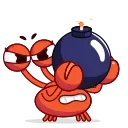 😡-Grab this Crab, Telegram Sticker