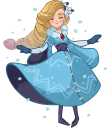 💃-Snegurochka, Telegram Sticker
