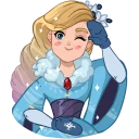 😉-Snegurochka, Telegram Sticker