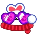 😍-Snow Babbit, Telegram Sticker