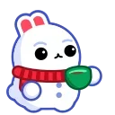 😯-Snow Babbit, Telegram Sticker