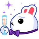 🥂-Snow Babbit, Telegram Sticker