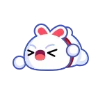 😖-Snow Babbit, Telegram Sticker