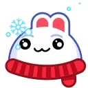 ❄️-Snow Babbit, Telegram Sticker