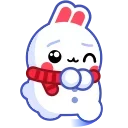 ☺️-Snow Babbit, Telegram Sticker