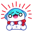 😨-Snow Babbit, Telegram Sticker