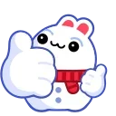 👍-Snow Babbit, Telegram Sticker