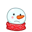 😡-Snowman, Telegram Sticker