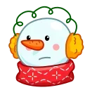 😨-Snowman, Telegram Sticker